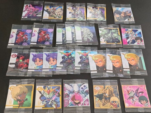 25pcs gundam bandai - bandai, wafer