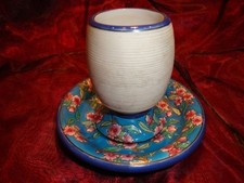 Pyrogene Flower Bar Matches Match Striker Holder French Style Porcelain Enamels