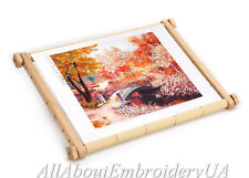 Embroidery Tapestry Wooden Scroll Frame made of Organic Beech Crossstitch Frame
