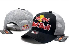 Red Bull Embroidery Adjustable Men's / womens  Mesh Baseball Cap  [UK Seller]