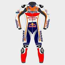 Repsol Honda motorbike/motorcycle cowhide leather racing suit