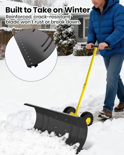 Snow shovel with wheels - shovel, 29