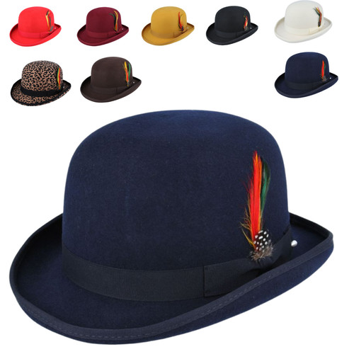 Handmade wool bowler hat - handmade, –
