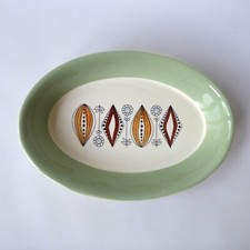 Egersund Norway 'Kongo' vintage oval cooking baking oven casserole dish, retro