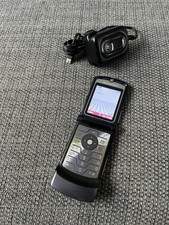Motorola V3i RAZR Flip Mobile Phone Unlocked Working But With Faults Please Read