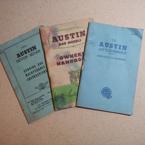 Austin car handbooks 1950 - austin,
