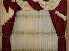curtains with swags and tails
