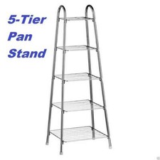 5 Tier Chrome Kitchen Pan