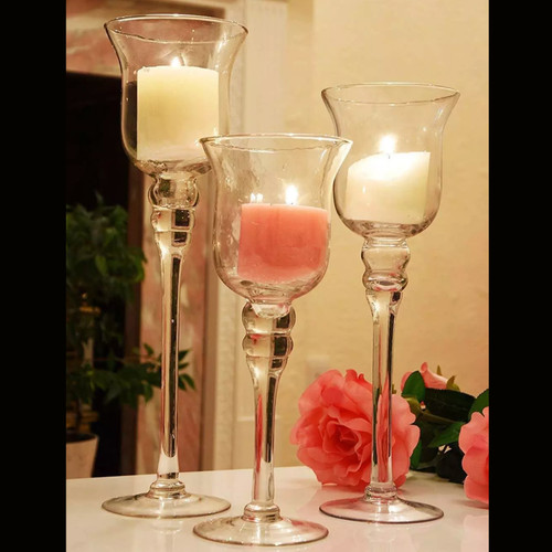 Set tall glass large - of, 3