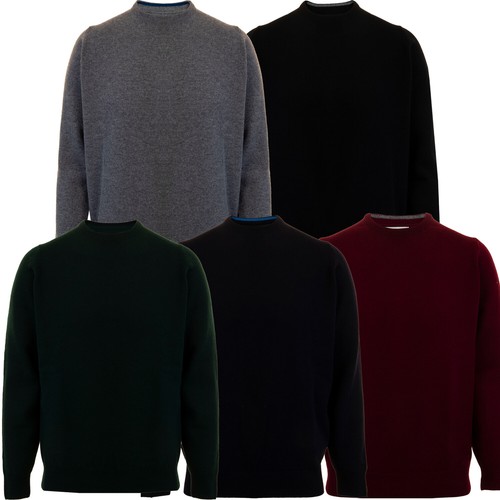 Proquip mens lambswool crew - lambswool,