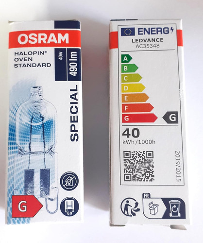 Osram halogen capsule bulb 40w - osram,