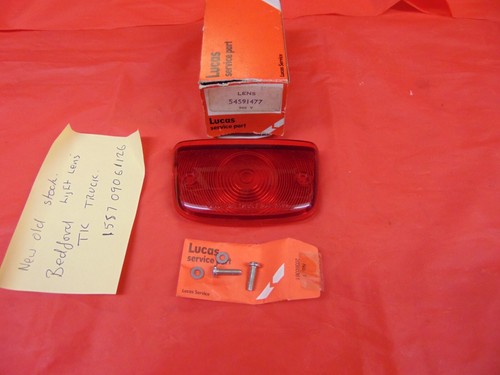 Bedford rear light lens - bedford,