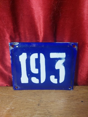 Vintage french enamel door - french,
