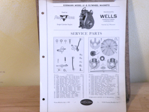 Eisemann magneto model d - eisemann,