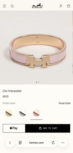 Hermes paris clic bracelet - paris,