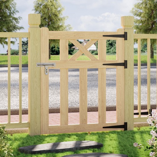 Garden wooden gate - gate, pedestrian