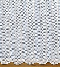 Net Curtain Vision Design - Rod Slot & Weighted Base -  Sold In Selected Widths