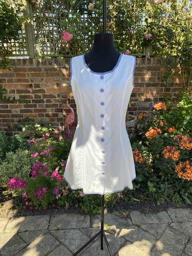 White cotton tennis dress - tennis, size