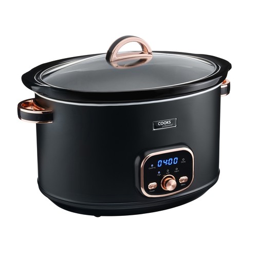 Digital slow cooker heat - slow, 8l