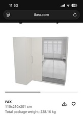 IKEA Pax Corner And Double