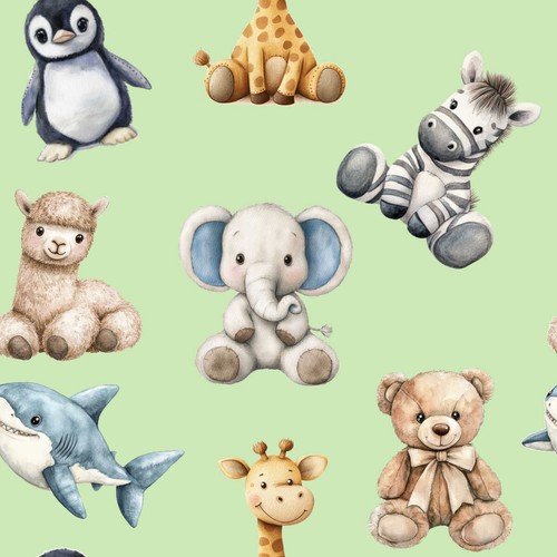 Cuddly toys cotton - toys, fabric