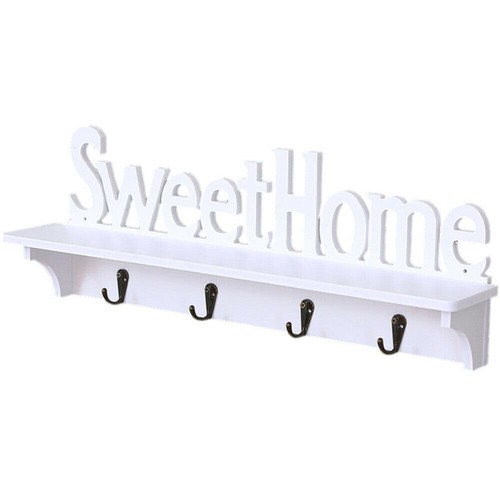 Hooks wooden wall mounted - 4,