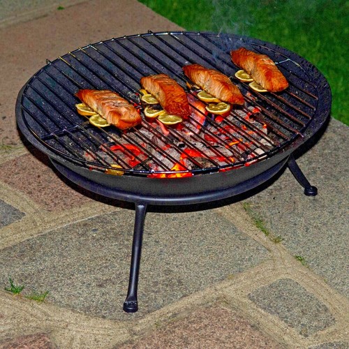 Cast iron fire - fire, pit