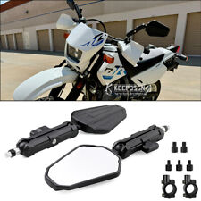 Foldable Adventure Motorcycle Rearview Mirrors For Suzuki DR200 350 DR650 DRZ400