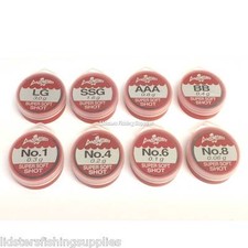 Dinsmores Super Soft Refill Split Shot Tub Size LG SSG AAA BB NO1 4 6 8 FISHING