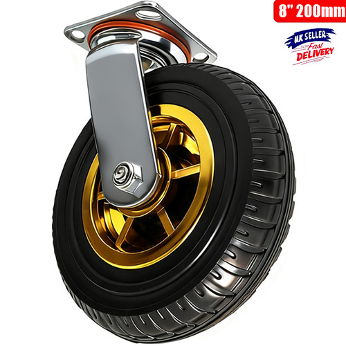 200mm heavy duty - heavy, castor