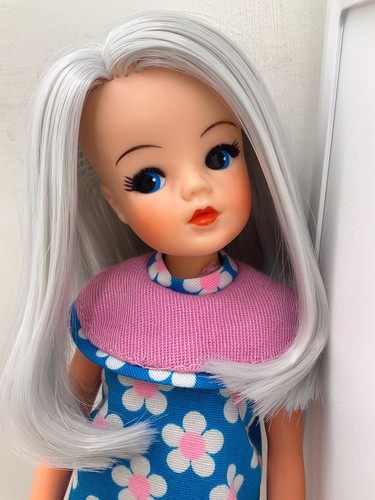 Ooak custom rerooted vintage - rerooted,