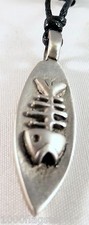 Surfing Surfboard Fish Pewter