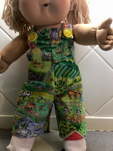 Cabbage patch doll - cabbage, clothes