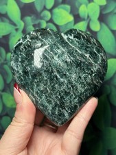 Green Apatite Large Heart