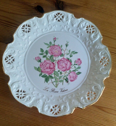 Victoria rose plate - victoria,