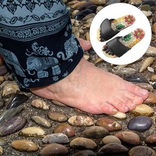 Women Men Massage Slipper Sandal Reflexology Acupuncture Foot Massager Shoes