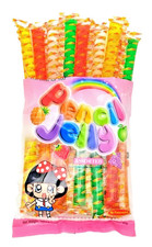 Fruity Pencil Jelly Straws 20x20g Tik Tok Sweets Halal Vegetarian Kids Party bag
