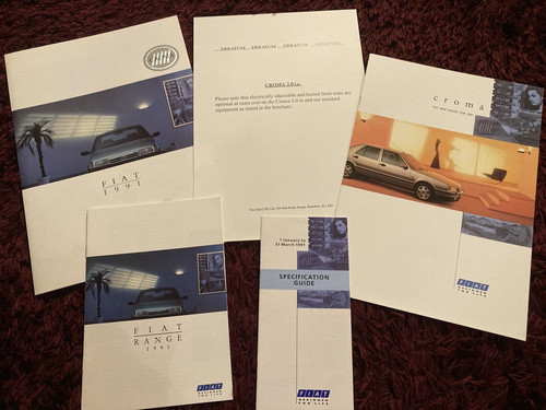 Fiat croma brochure pack - fiat,