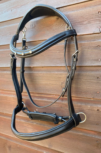 Crystal bitless bridle side - bitless,