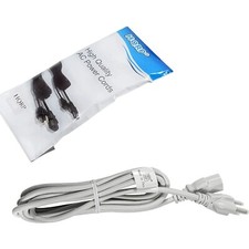 HQRP 10ft White AC Power Cord