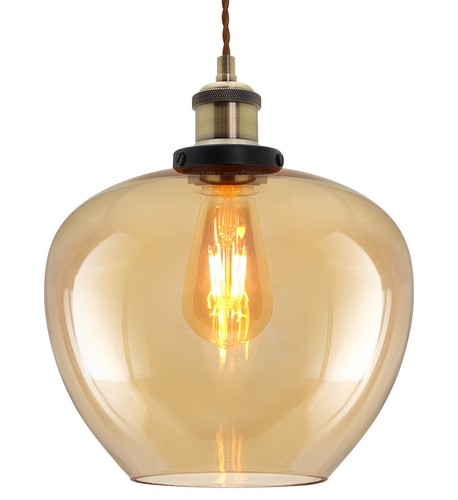 Vintage smoked gold glass - smoked,