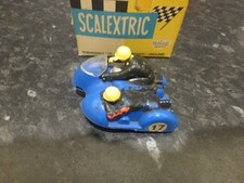 Scalextric MM/B1 Blue Typhoon Motor Cycle Side Car , Original Box