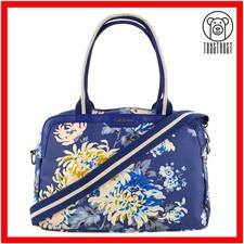 Cath Kidston Shoulder Bag Cross Body Samson York Flowers Floral Oilcloth CQ16