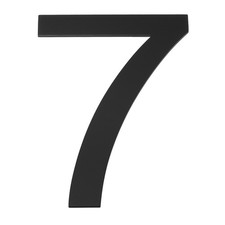 7 House Numbers Self-Adhesive for Outside Stick On 6" x 3.9", 1 Pcs