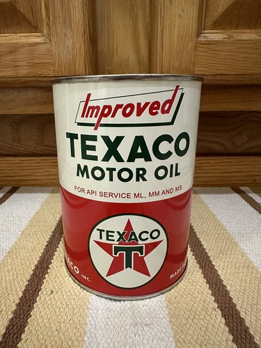 Texaco motor oil - motor, can