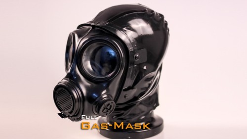 Latex gas mask fmj08 - latex,