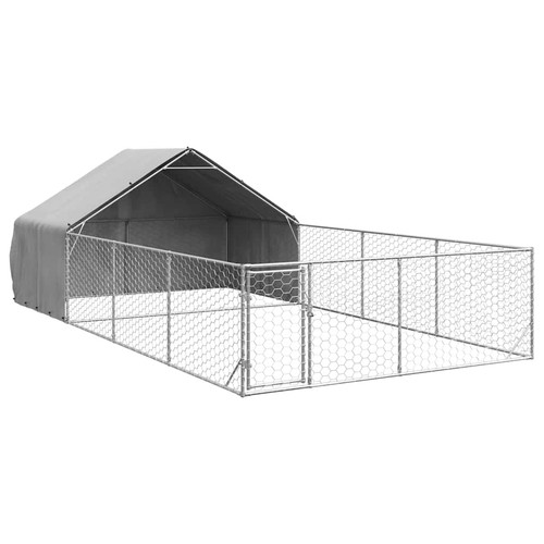 Outdoor dog kennel with run - outdoor,