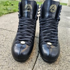 Riedell 120 D Black Boots Size