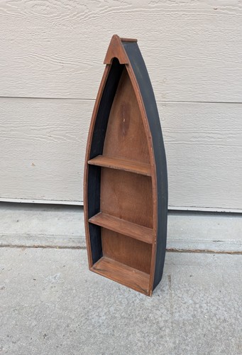 Vintage rustic wood canoe boat - vintage,