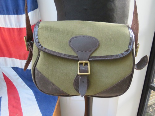 Green canvas brown leather - brown,